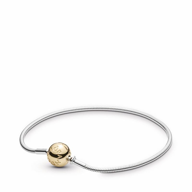 Pandora ESSENCE COLLECTION Bracelet with 14K Gold Clasp Clearance NZ, Two Tone (942305-RXO)